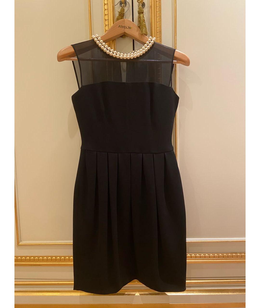 MOSCHINO Черное полиэстеровое коктейльное платье, фото 7