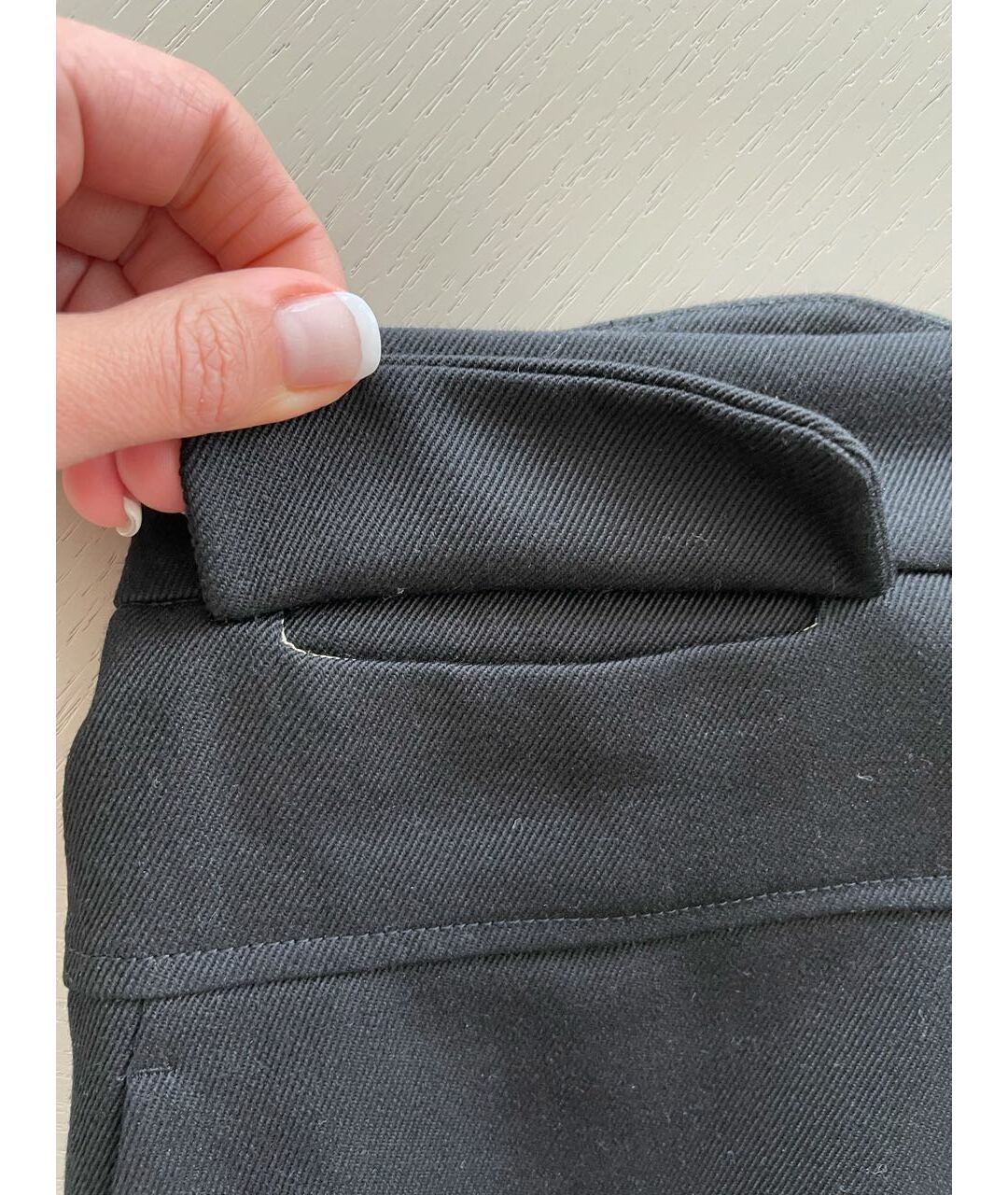 CHLOE Черная шерстяная юбка мини, фото 5