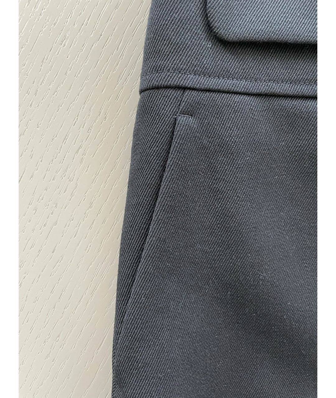 CHLOE Черная шерстяная юбка мини, фото 6