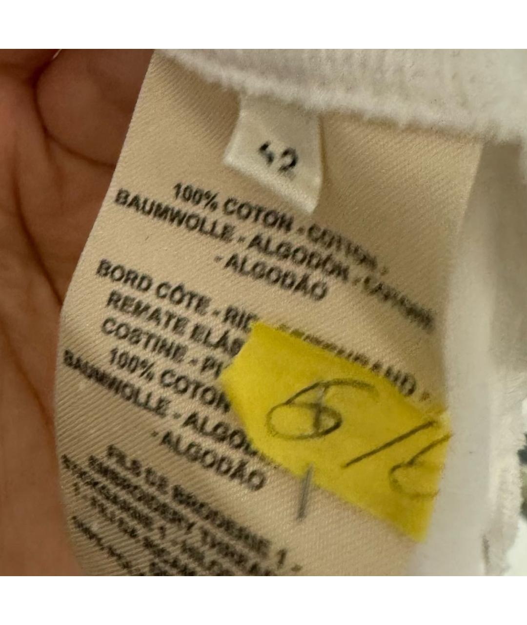 HERMES Белая футболка, фото 6