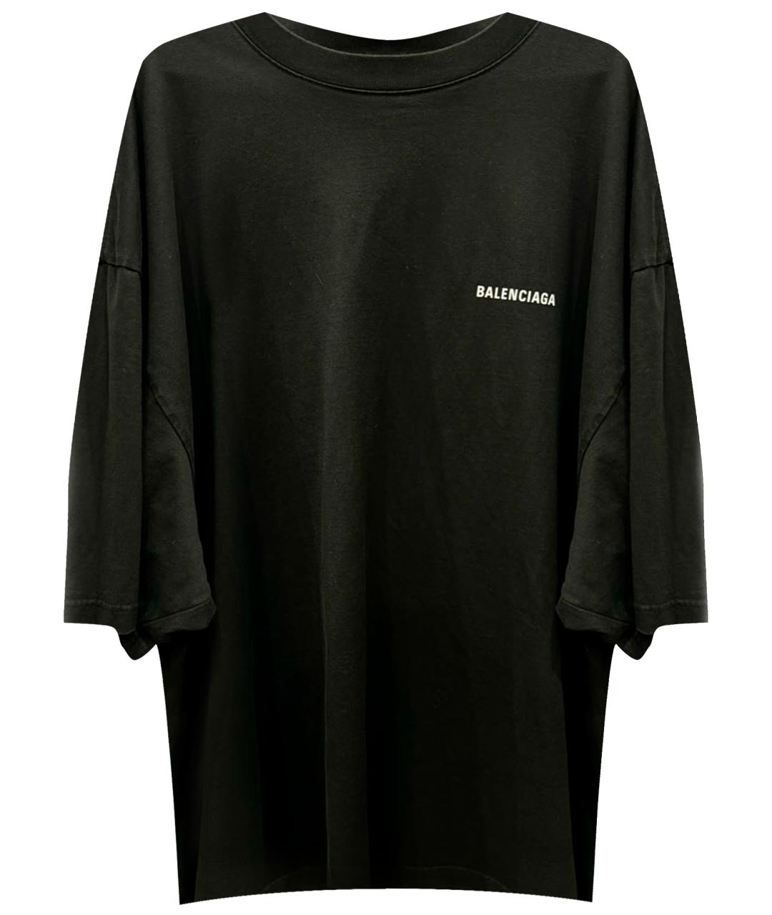 BALENCIAGA Черная футболка, фото 1