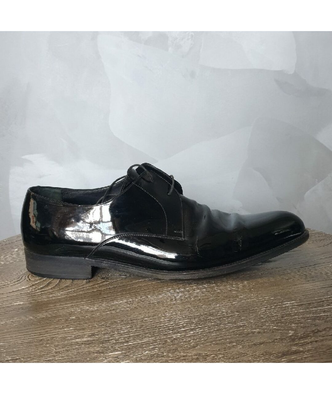 SALVATORE FERRAGAMO Черные туфли из лакированной кожи, фото 7