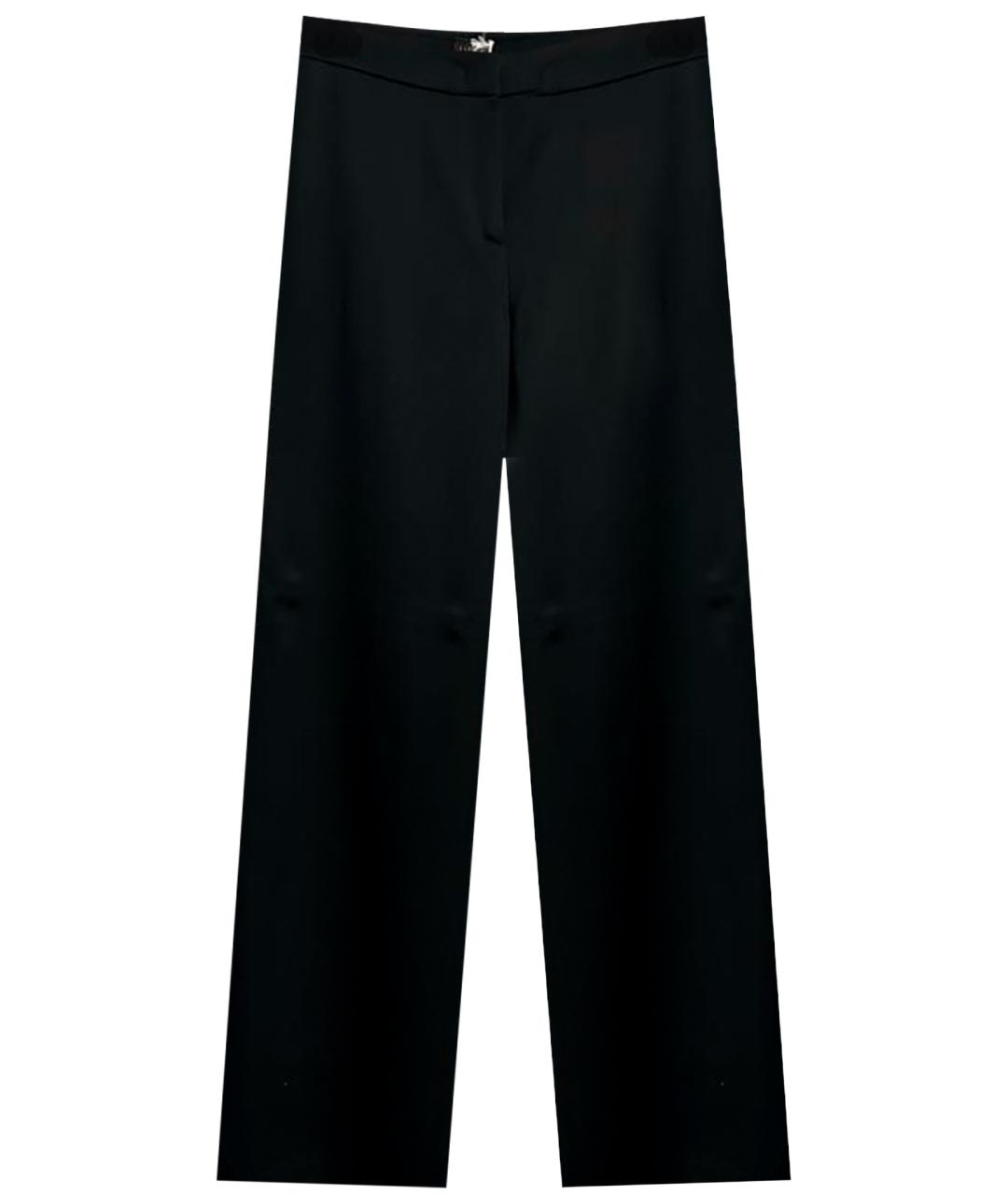LA PERLA Черные шелковые брюки широкие, фото 1