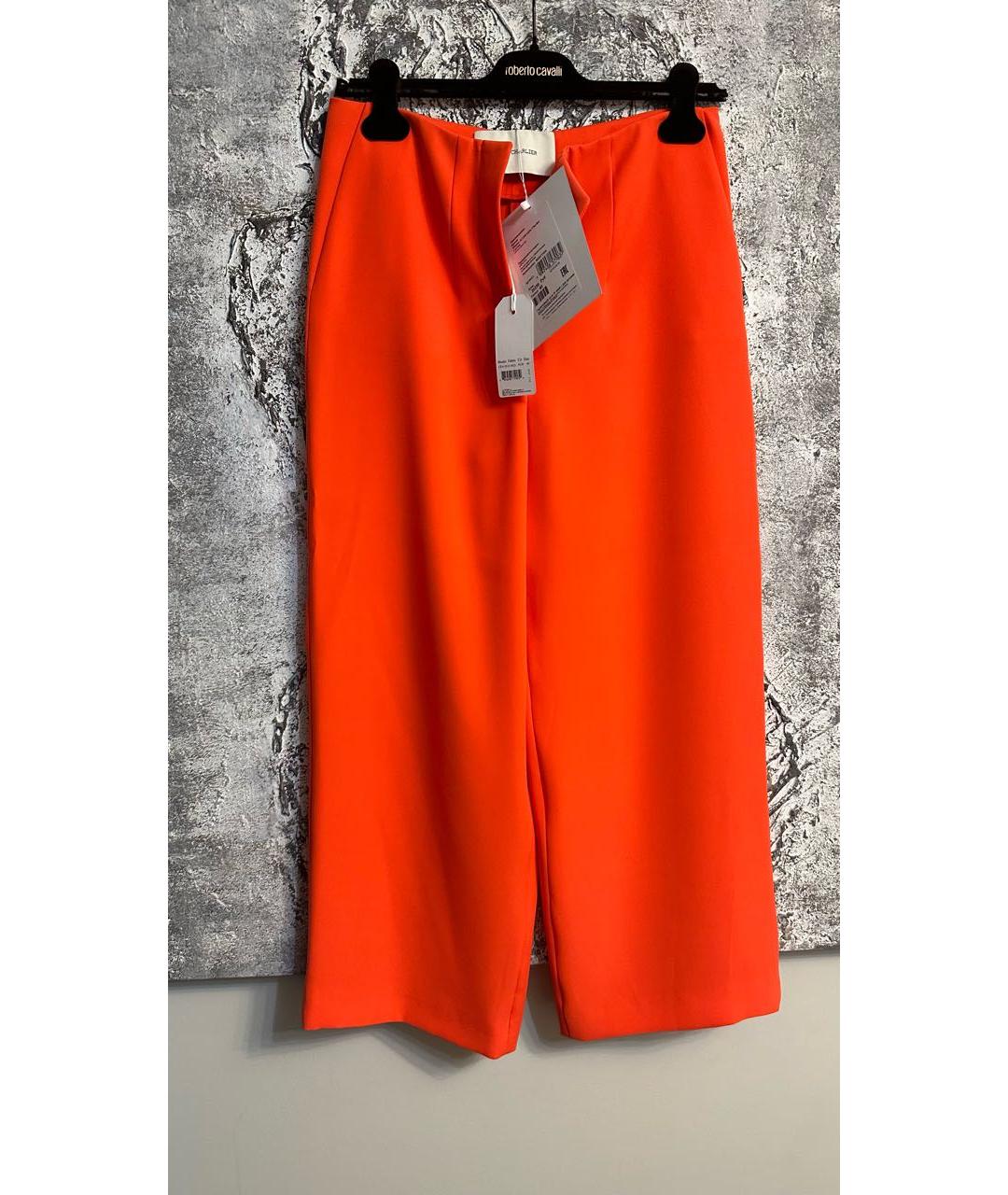 CEDRIC CHARLIER Оранжевое брюки широкие, фото 5