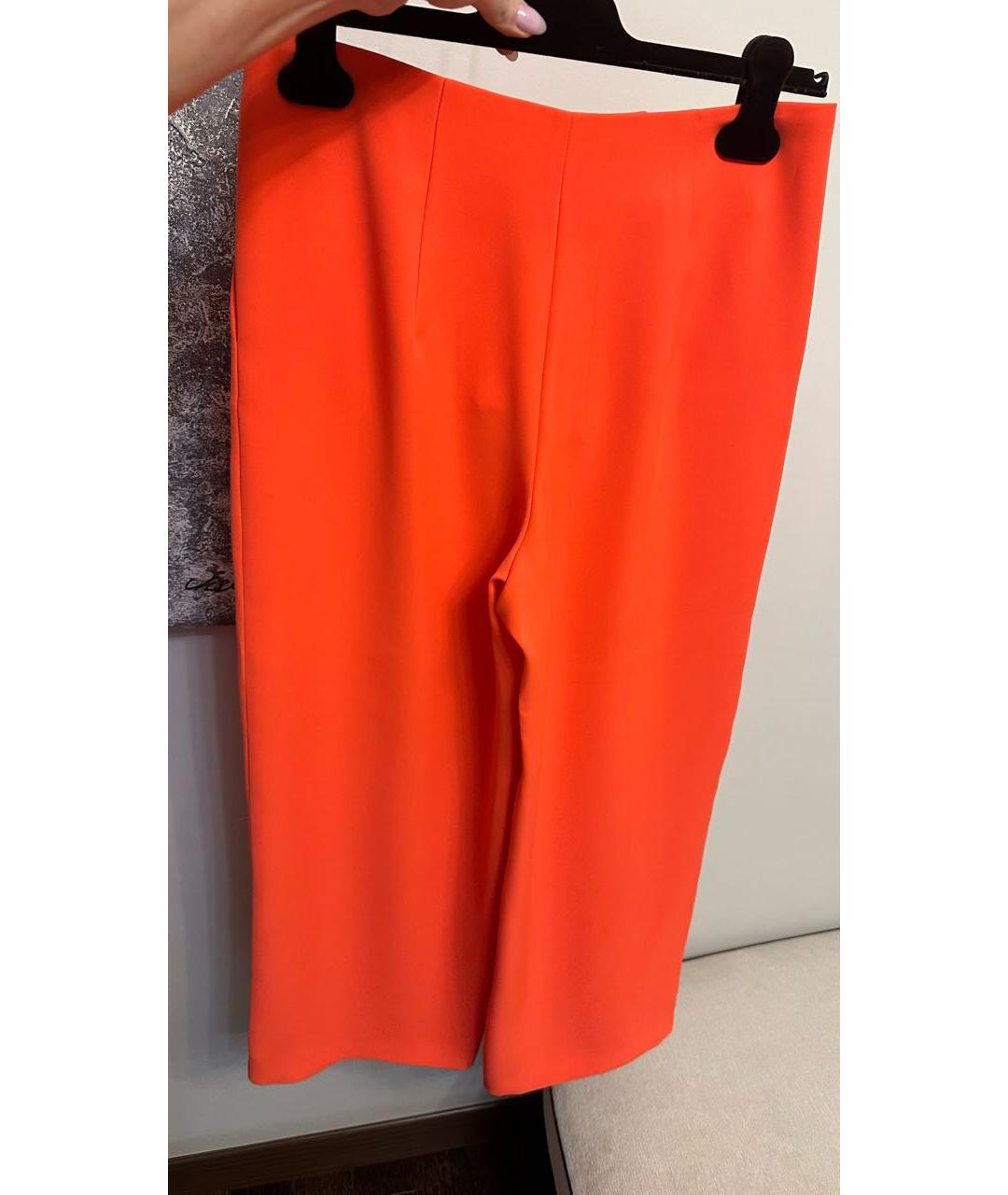 CEDRIC CHARLIER Оранжевое брюки широкие, фото 3
