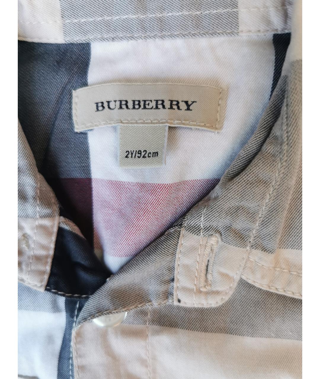 BURBERRY Хлопковая детская рубашка, фото 3