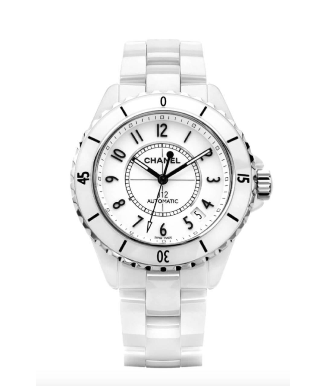 CHANEL Белые керамические часы, фото 10