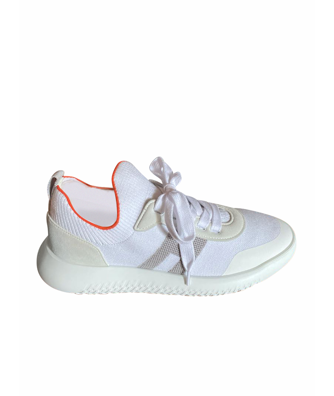 HERMES PRE-OWNED Белые текстильные кроссовки, фото 1
