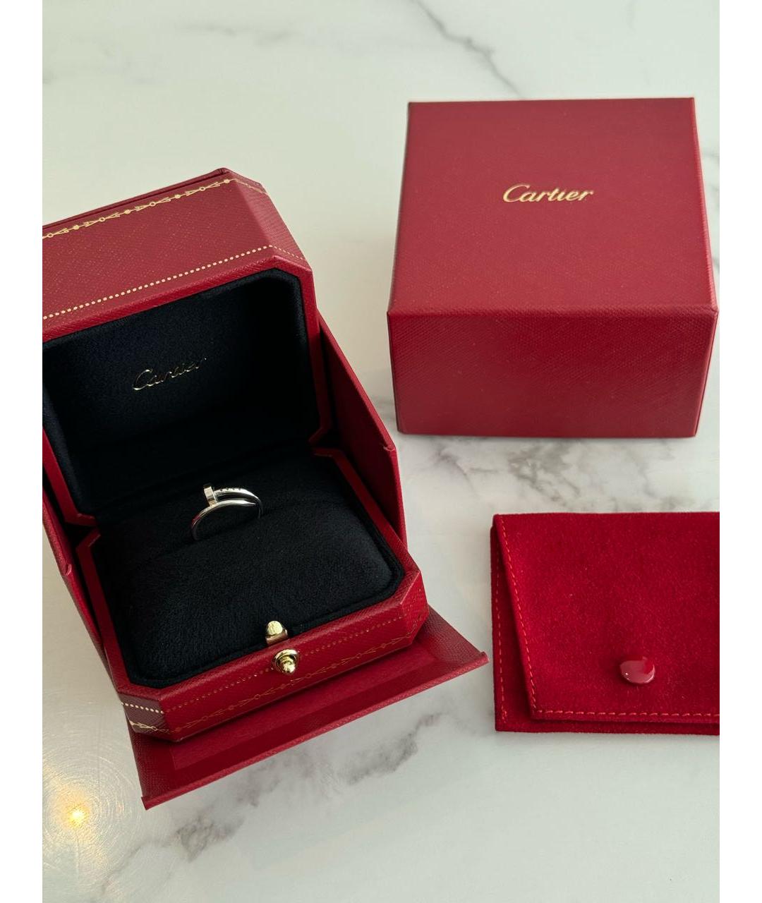 CARTIER Белое кольцо из белого золота, фото 5