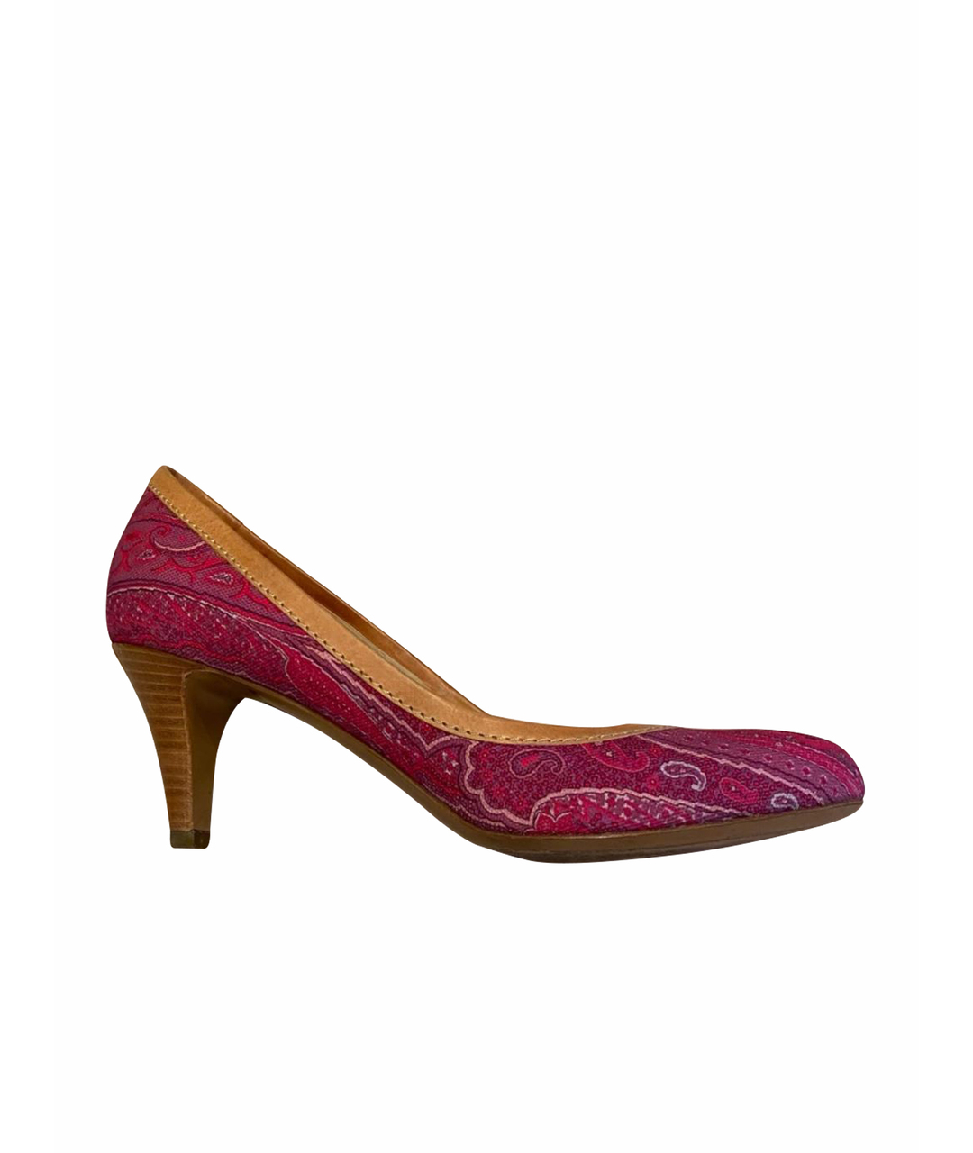 ETRO Розовые текстильные туфли, фото 1