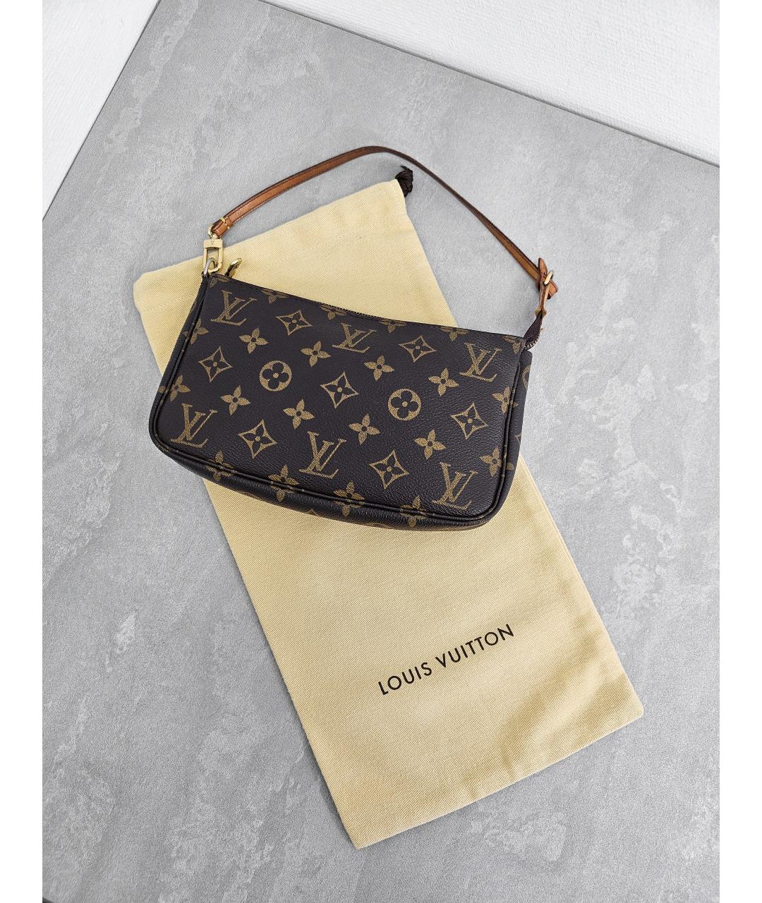 LOUIS VUITTON Коричневая сумка через плечо, фото 9