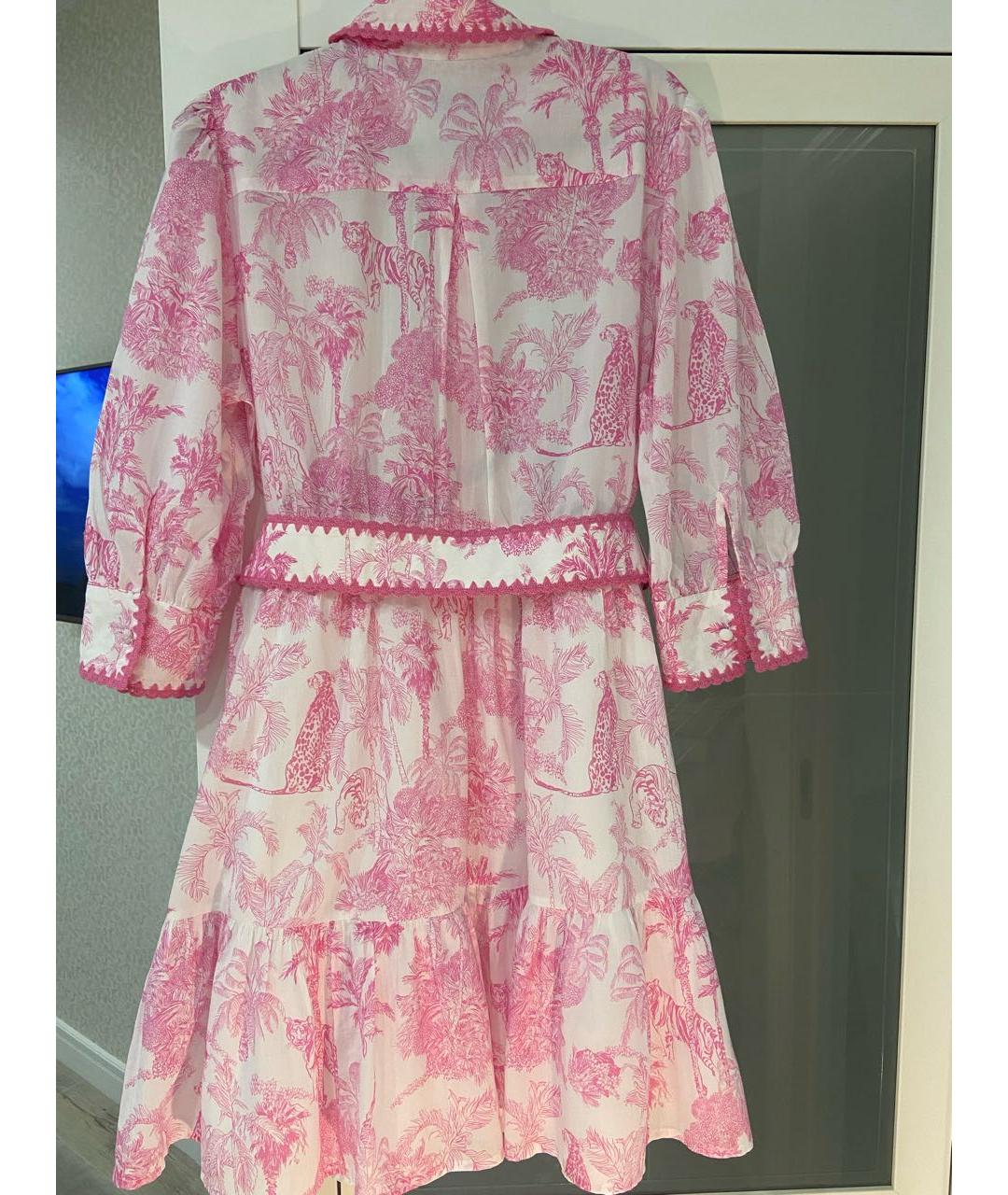 St. Barth Розовое хлопковое платье, фото 3