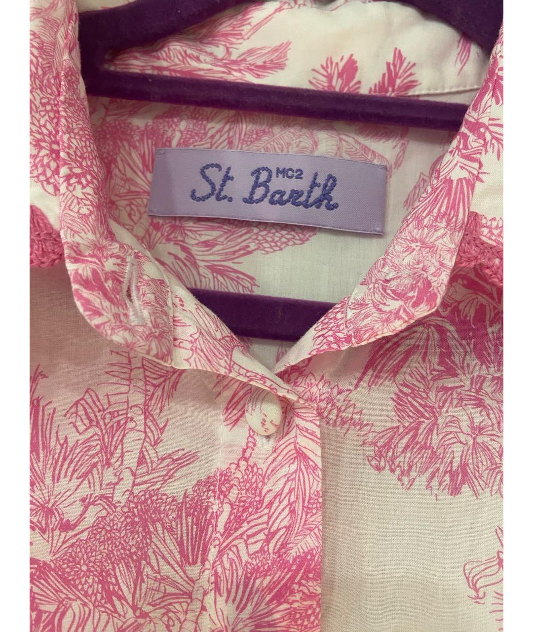 St. Barth Розовое хлопковое платье, фото 5
