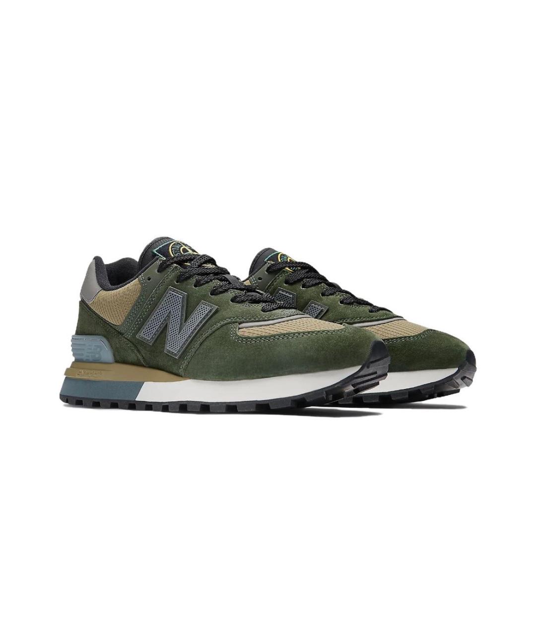 NEW BALANCE Хаки низкие кроссовки / кеды, фото 2