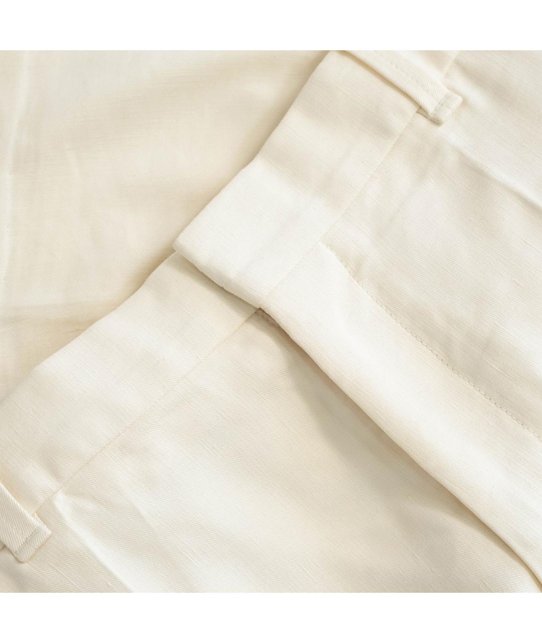 CHLOE Белые льняные шорты, фото 3