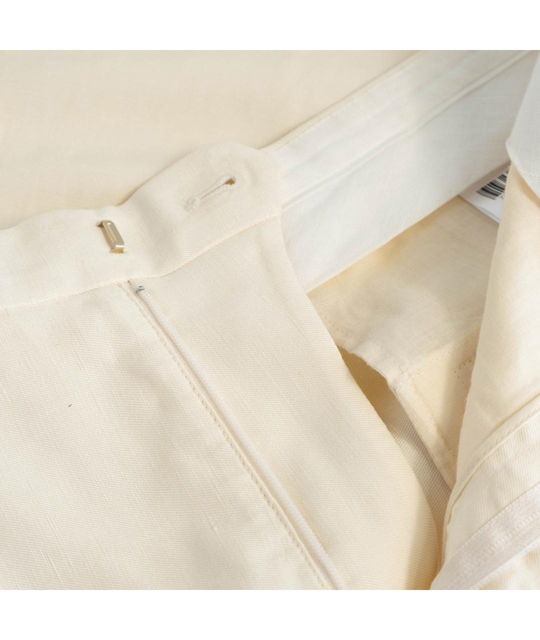 CHLOE Белые льняные шорты, фото 4