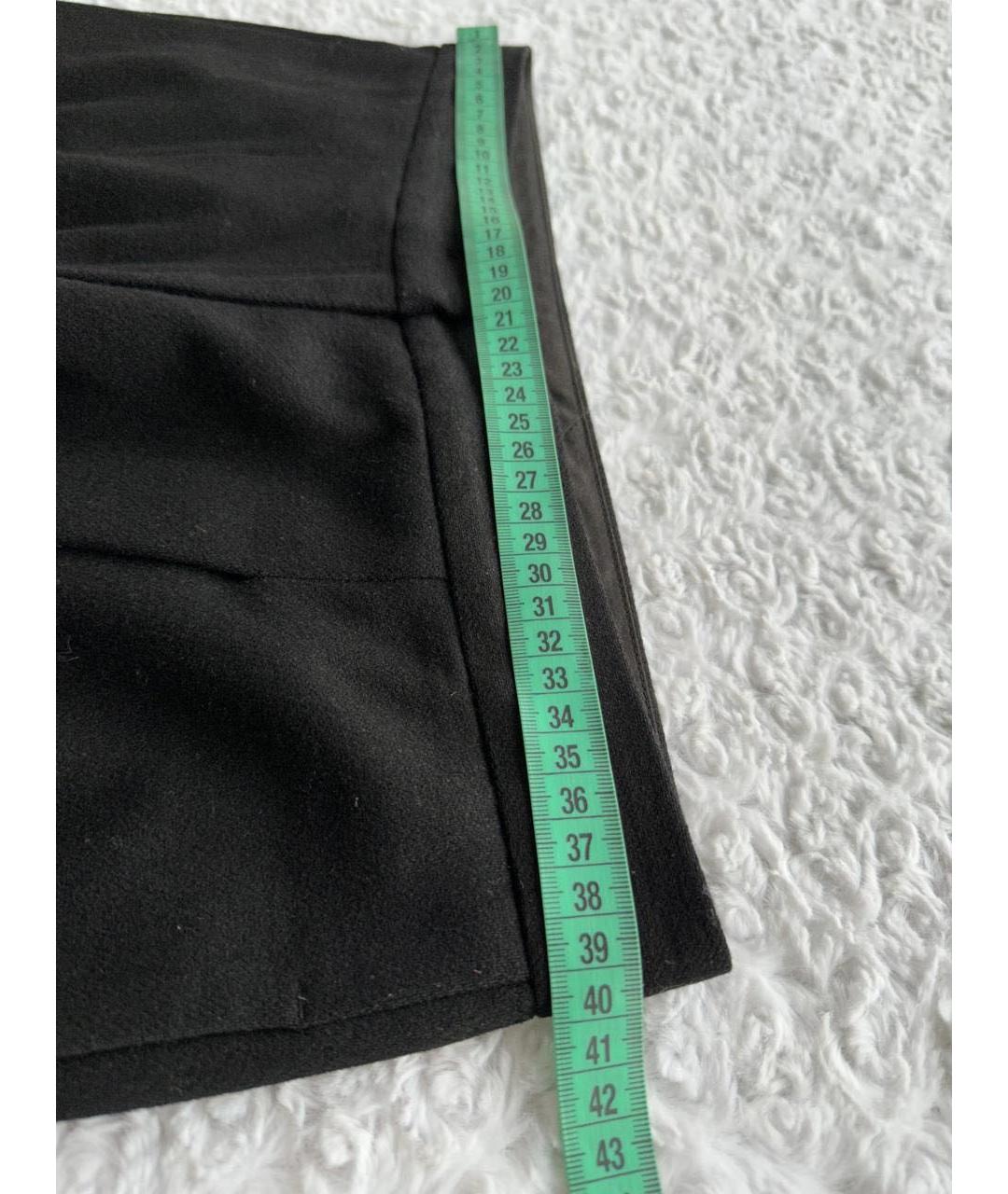 DKNY Черные шерстяные прямые брюки, фото 5