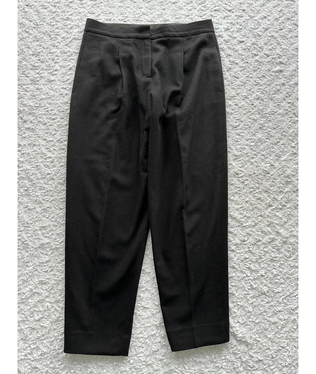 DKNY Черные шерстяные прямые брюки, фото 9