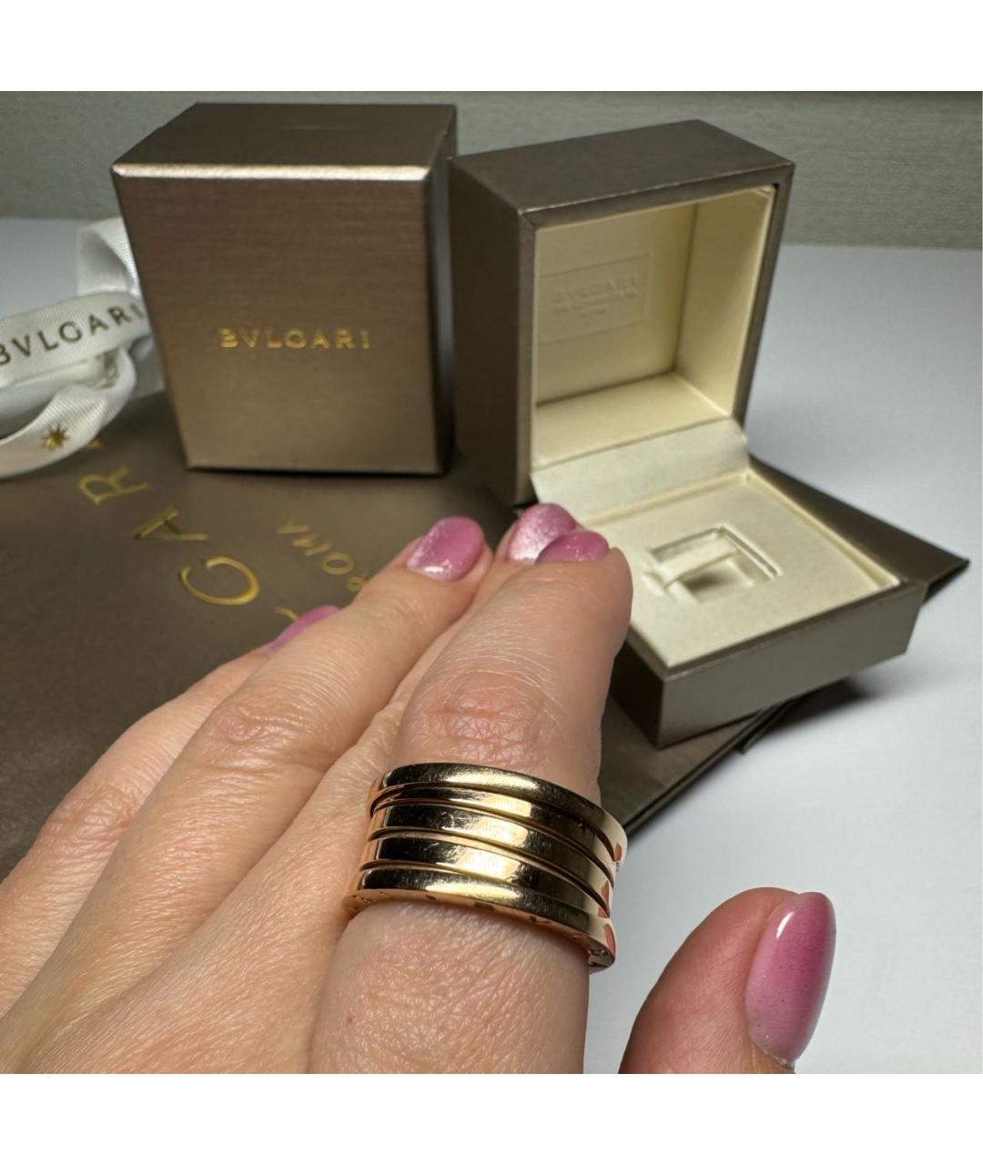 BVLGARI Золотое кольцо из розового золота, фото 5