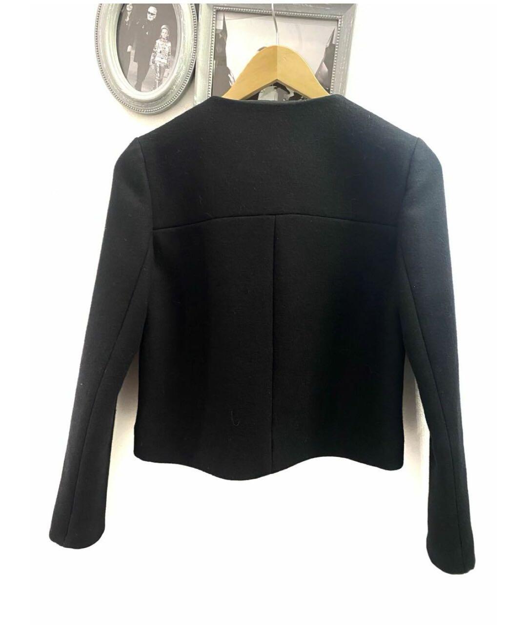 BALENCIAGA Черная шерстяная куртка, фото 2