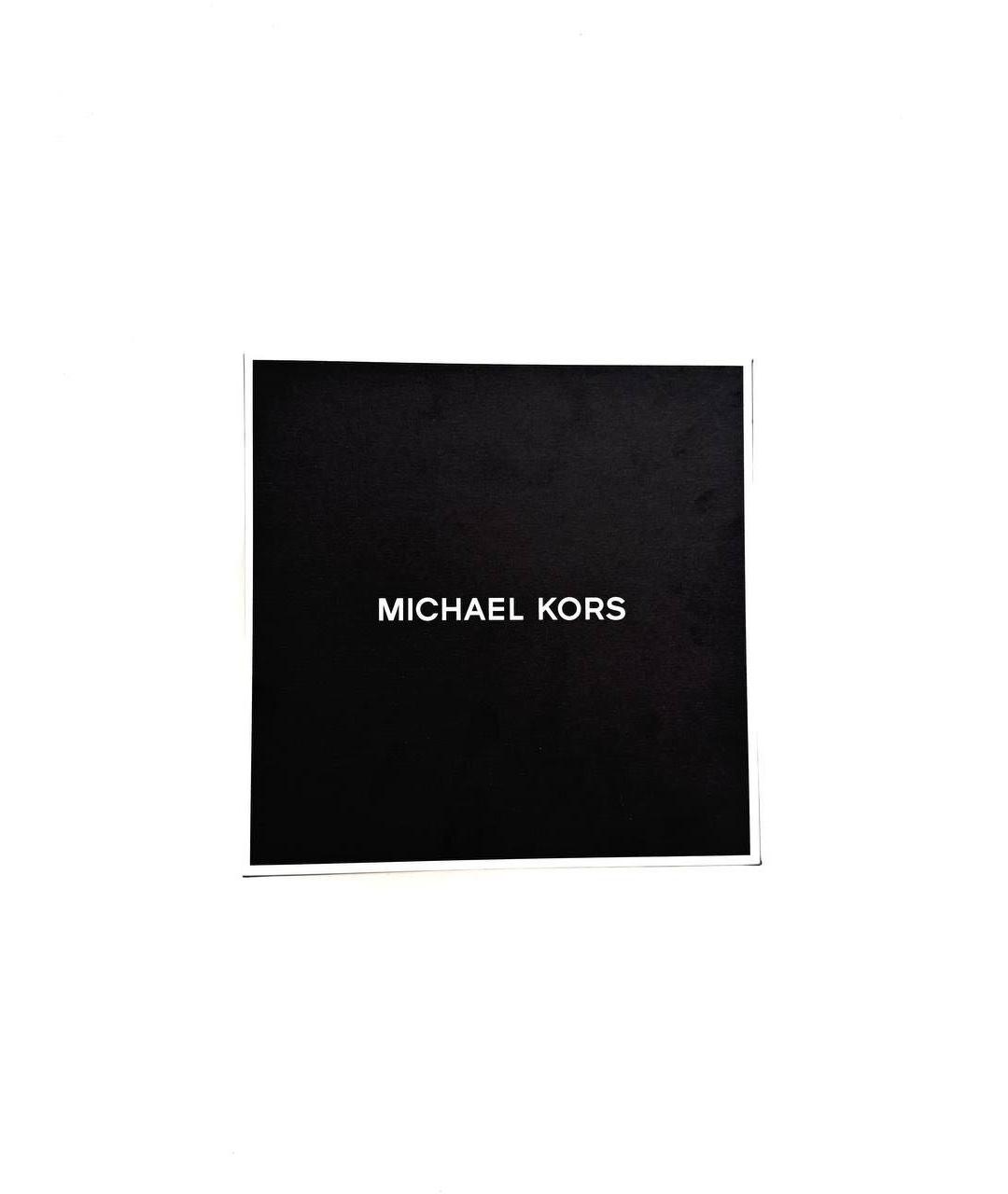 MICHAEL KORS Черный полиуретановый ремень, фото 4