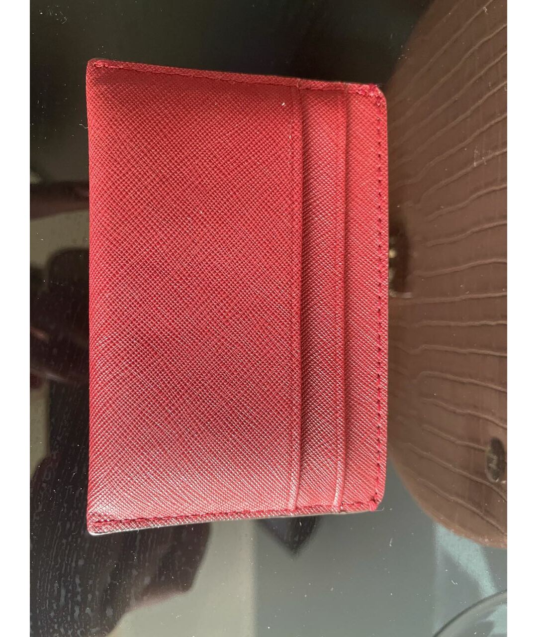 DKNY Бордовый кошелек из искусственной кожи, фото 2
