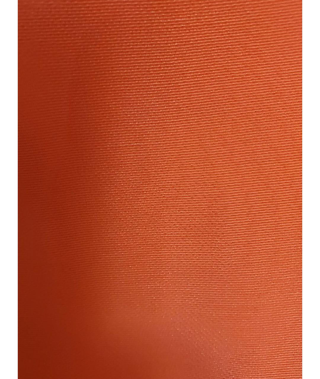 VALENTINO Оранжевое шерстяные шорты, фото 4
