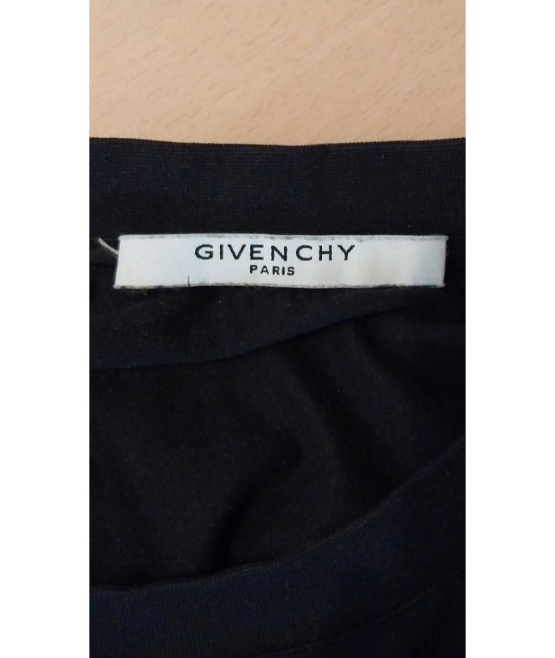 GIVENCHY Черная хлопковая футболка, фото 3