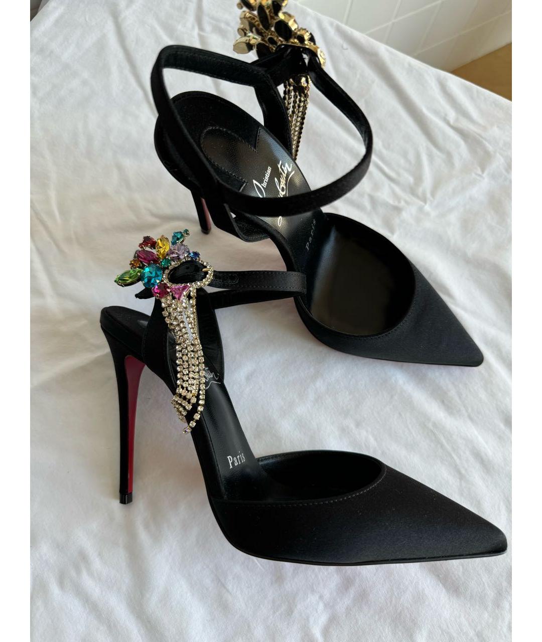 CHRISTIAN LOUBOUTIN Черные туфли, фото 4