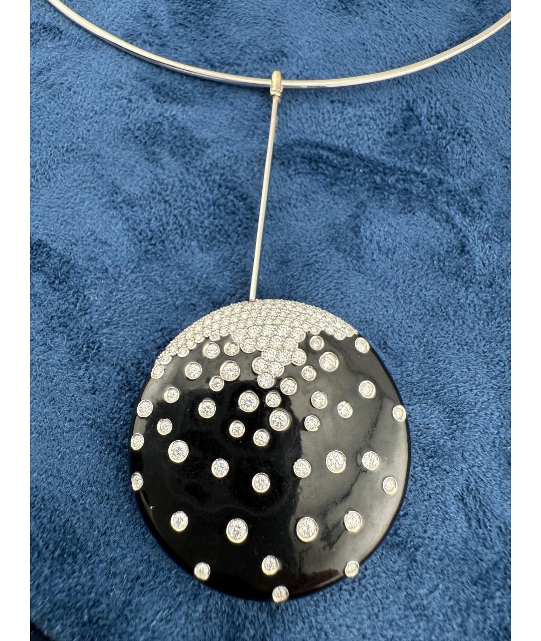 DAMIANI Черная подвеска из белого золота, фото 5