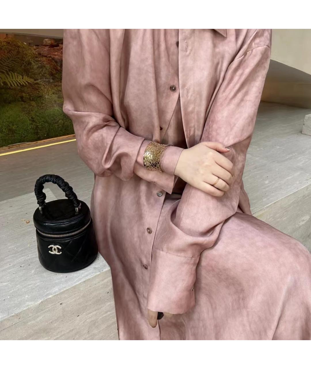 CHANEL Черная кожаная сумка с короткими ручками, фото 8