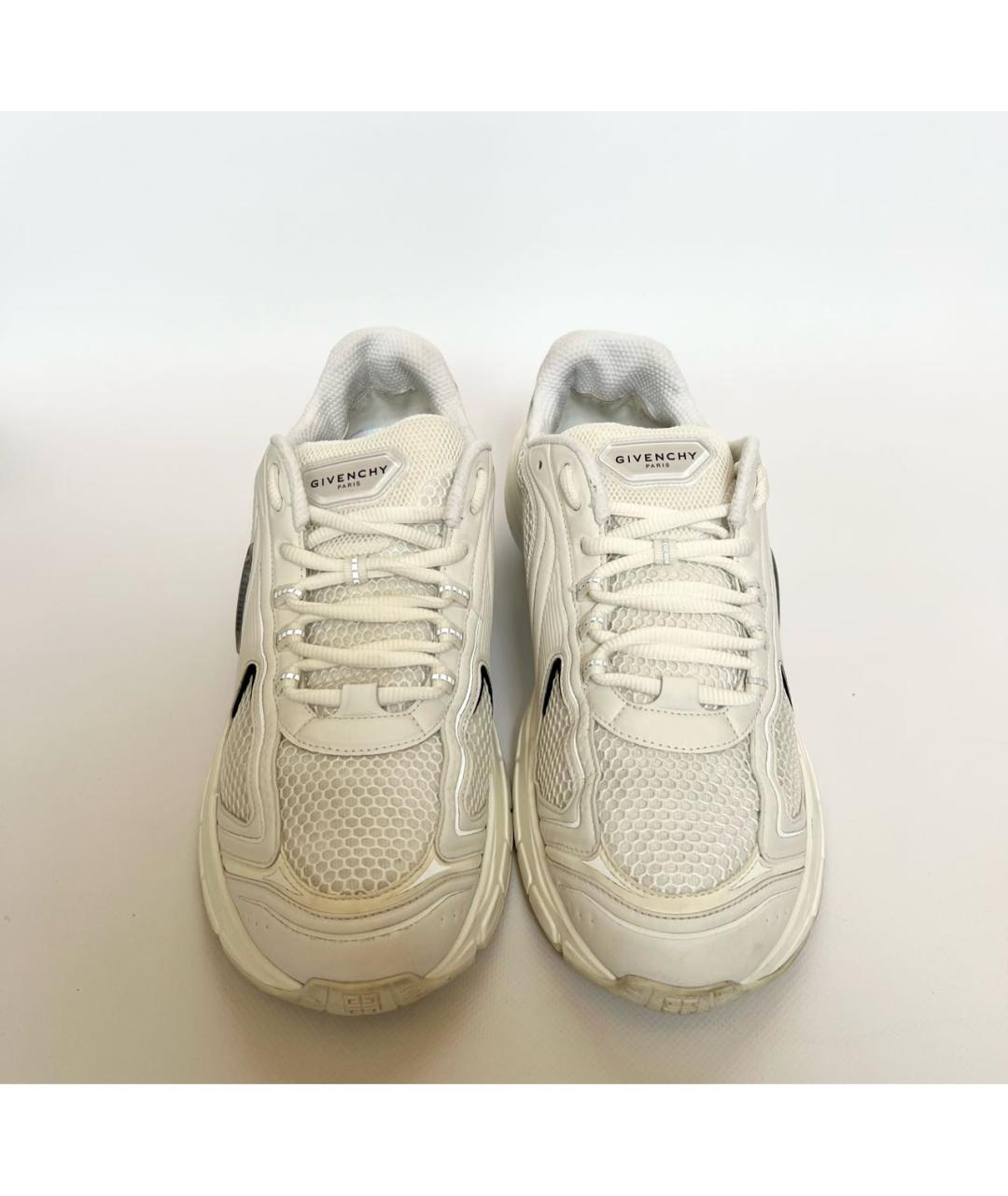 GIVENCHY Белые текстильные низкие кроссовки / кеды, фото 3