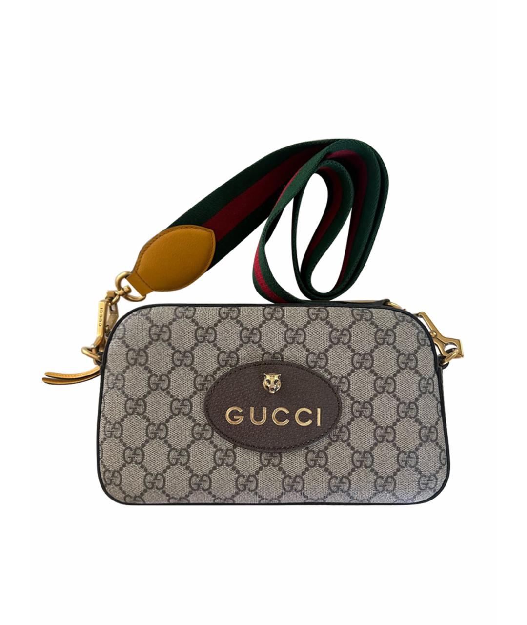 GUCCI Коричневая сумка через плечо, фото 1