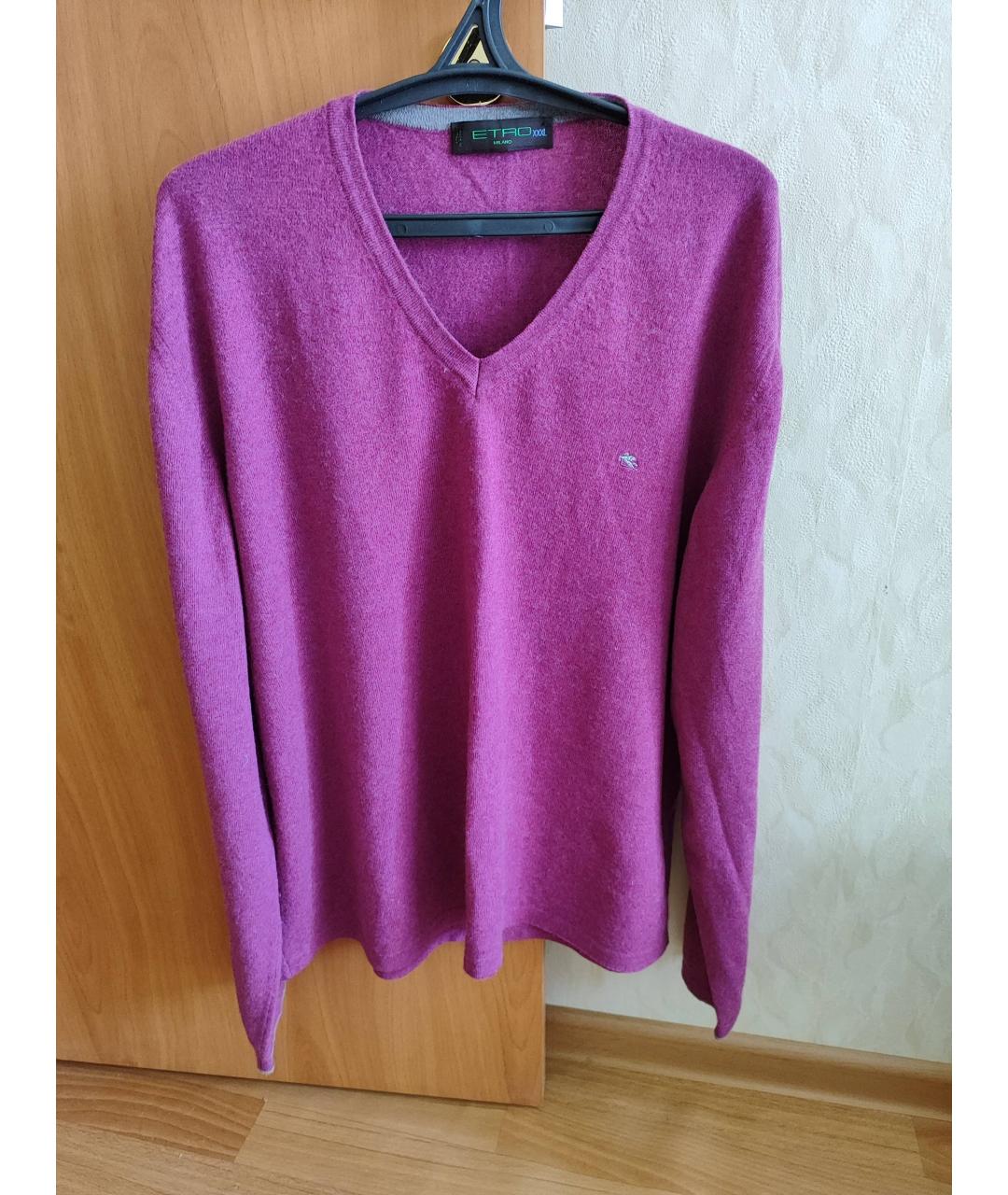 ETRO Розовый кашемировый джемпер / свитер, фото 6
