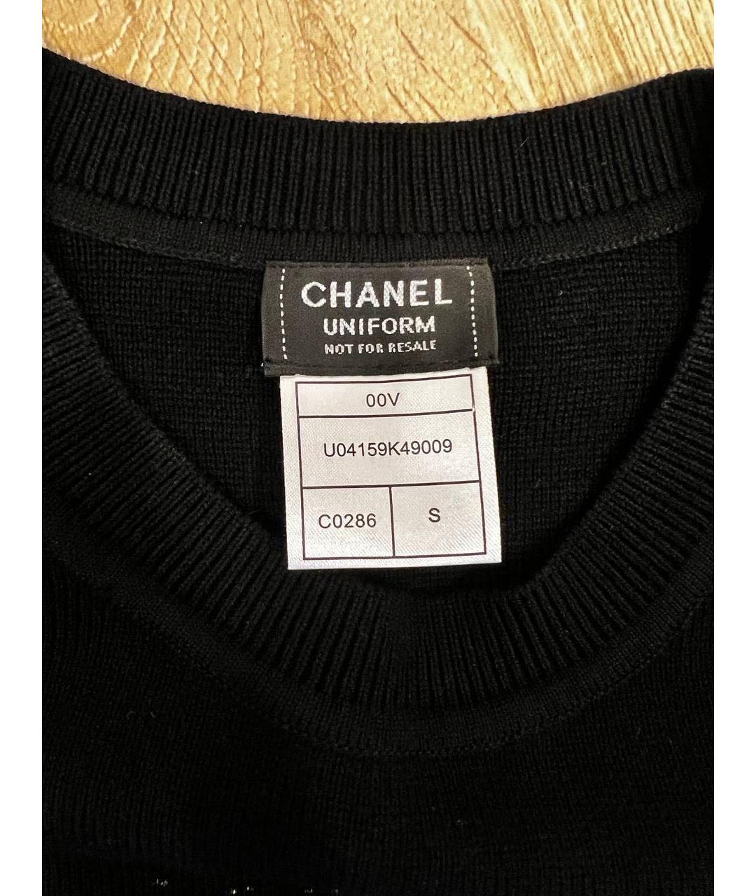 CHANEL Черный джемпер / свитер, фото 3