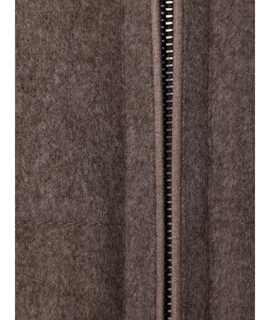 PAUL & SHARK Коричневый кашемировый пуховик, фото 6