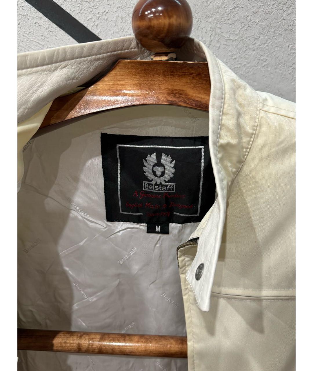 BELSTAFF Бежевая полиэстеровая куртка, фото 8