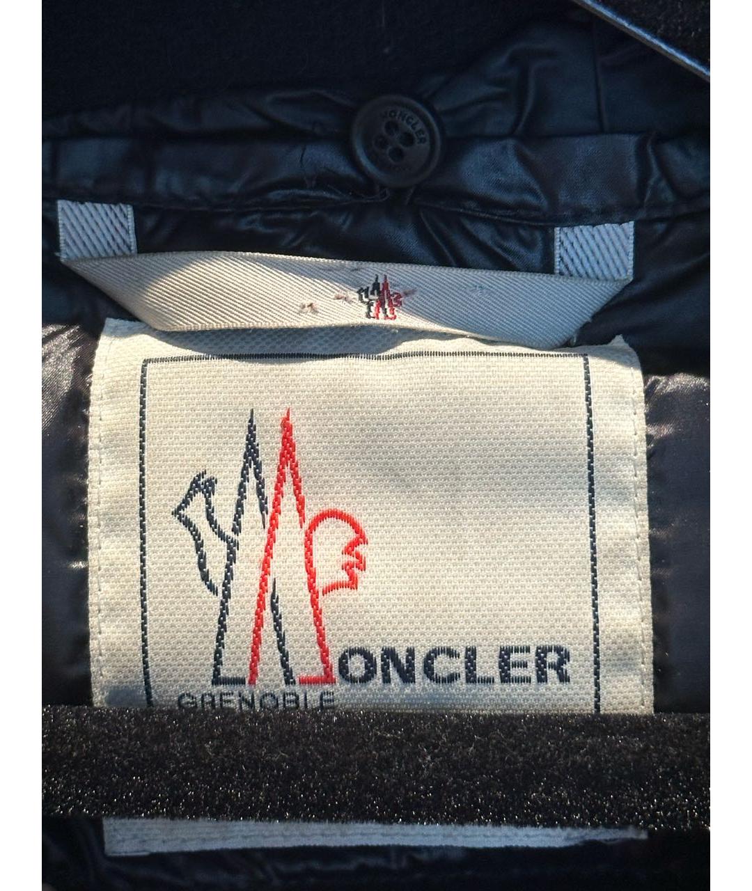 MONCLER Черная шерстяная куртка, фото 3