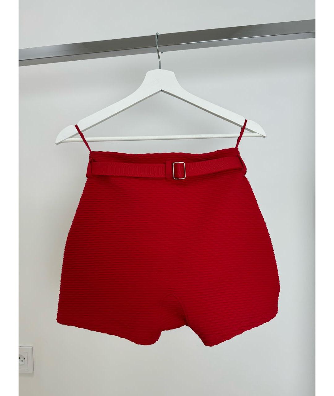 PRADA Красная юбка-шорты, фото 6