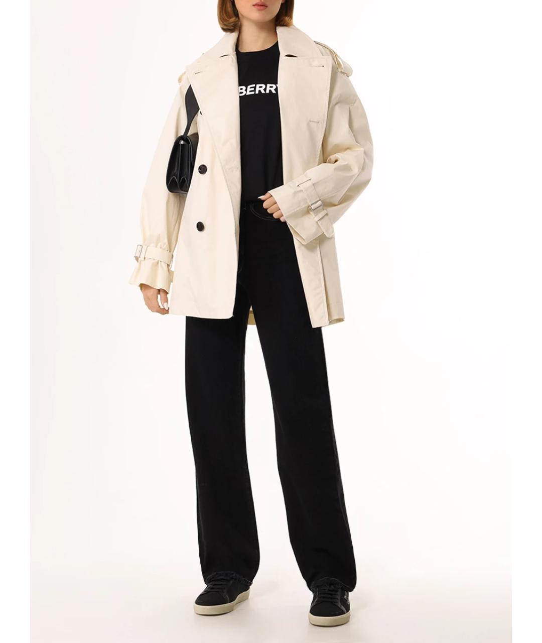 BURBERRY Белый тренч/плащ, фото 2