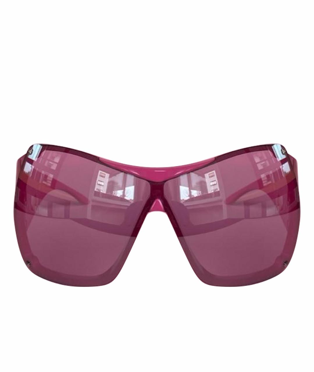 CHRISTIAN DIOR Розовые пластиковые солнцезащитные очки, фото 1
