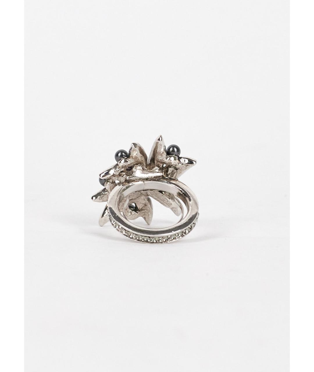 OSCAR DE LA RENTA Серебряное металлическое кольцо, фото 4