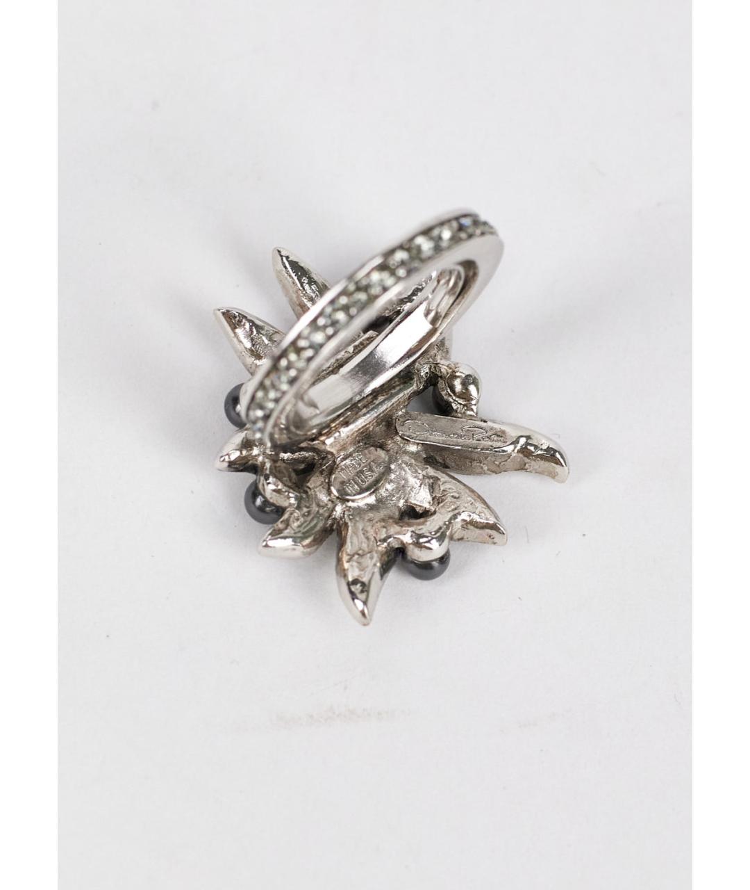 OSCAR DE LA RENTA Серебряное металлическое кольцо, фото 2