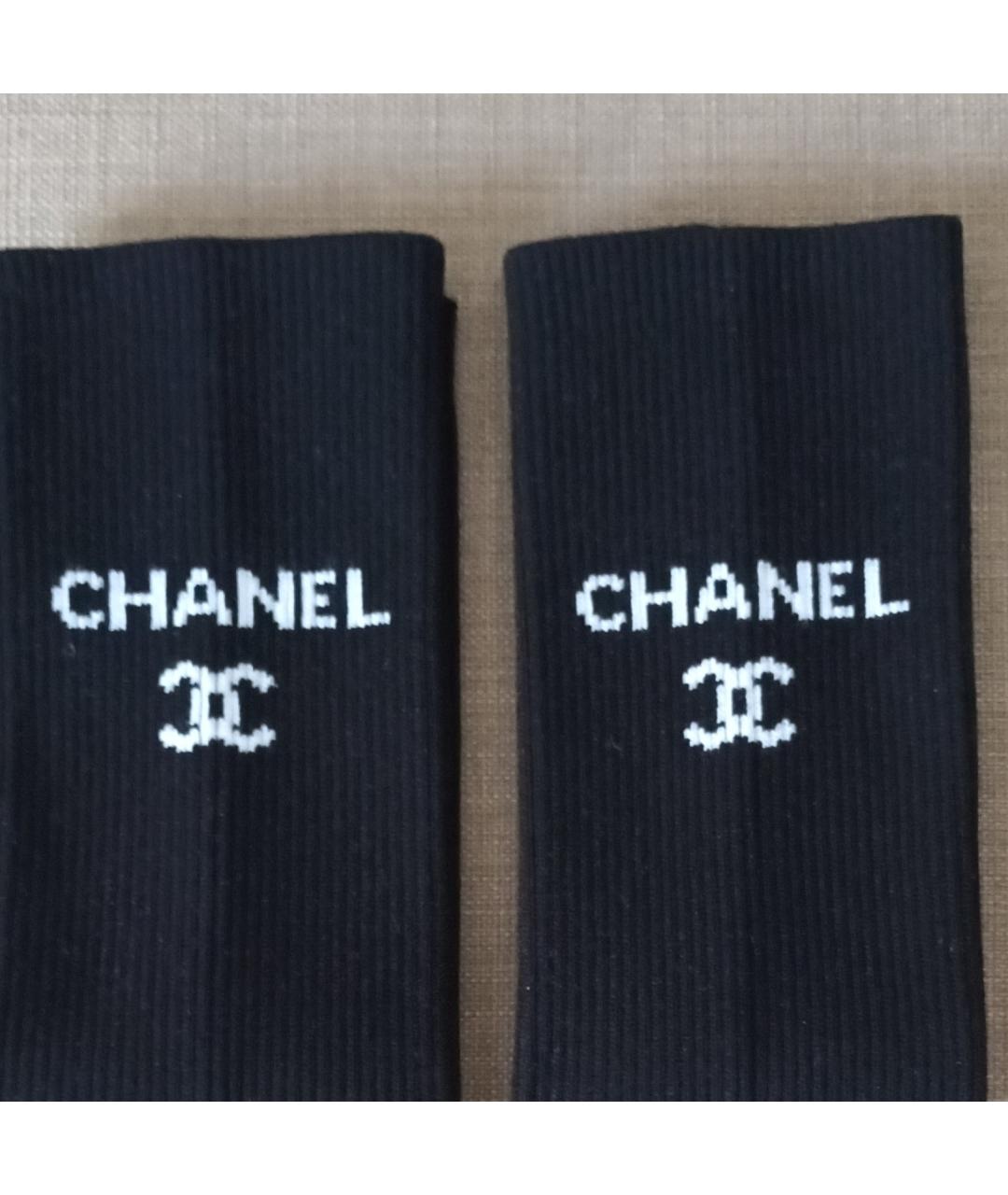 CHANEL Черные носки, чулки и колготы, фото 5