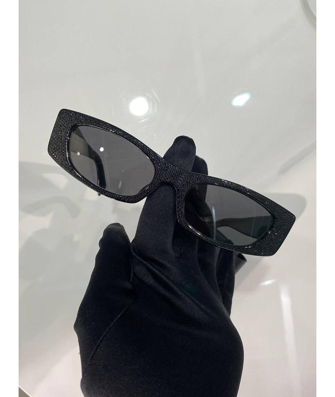CELINE Черные пластиковые солнцезащитные очки, фото 5