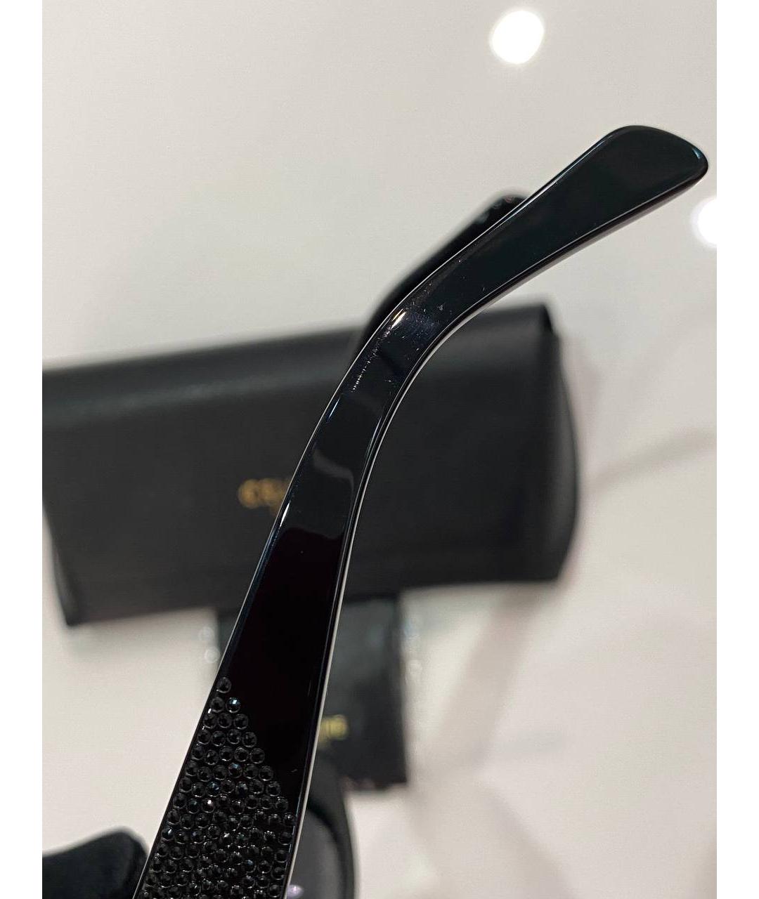 CELINE Черные пластиковые солнцезащитные очки, фото 8