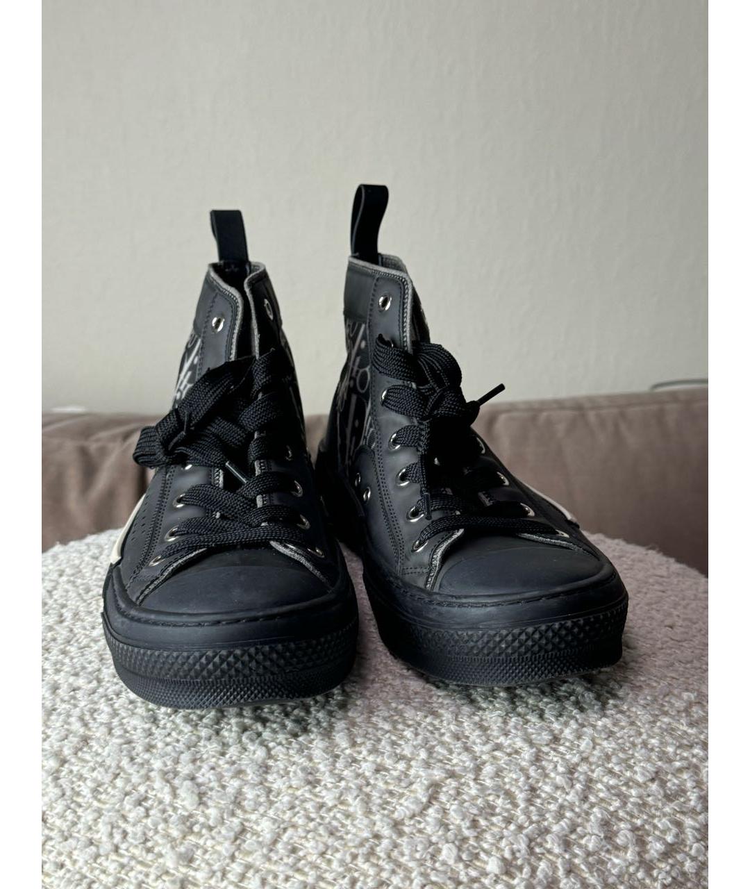 CHRISTIAN DIOR Черные синтетические кроссовки, фото 3