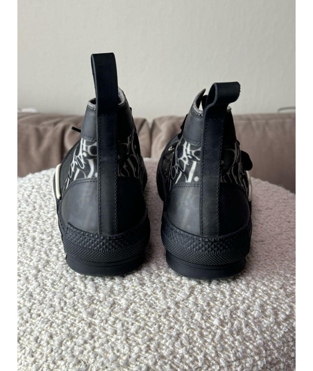 CHRISTIAN DIOR Черные синтетические кроссовки, фото 5