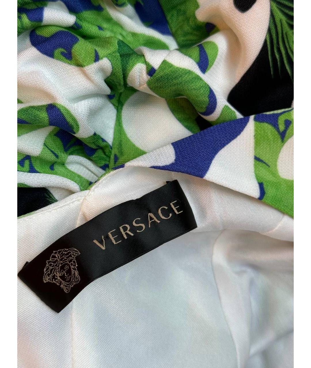 VERSACE Мульти повседневное платье, фото 4