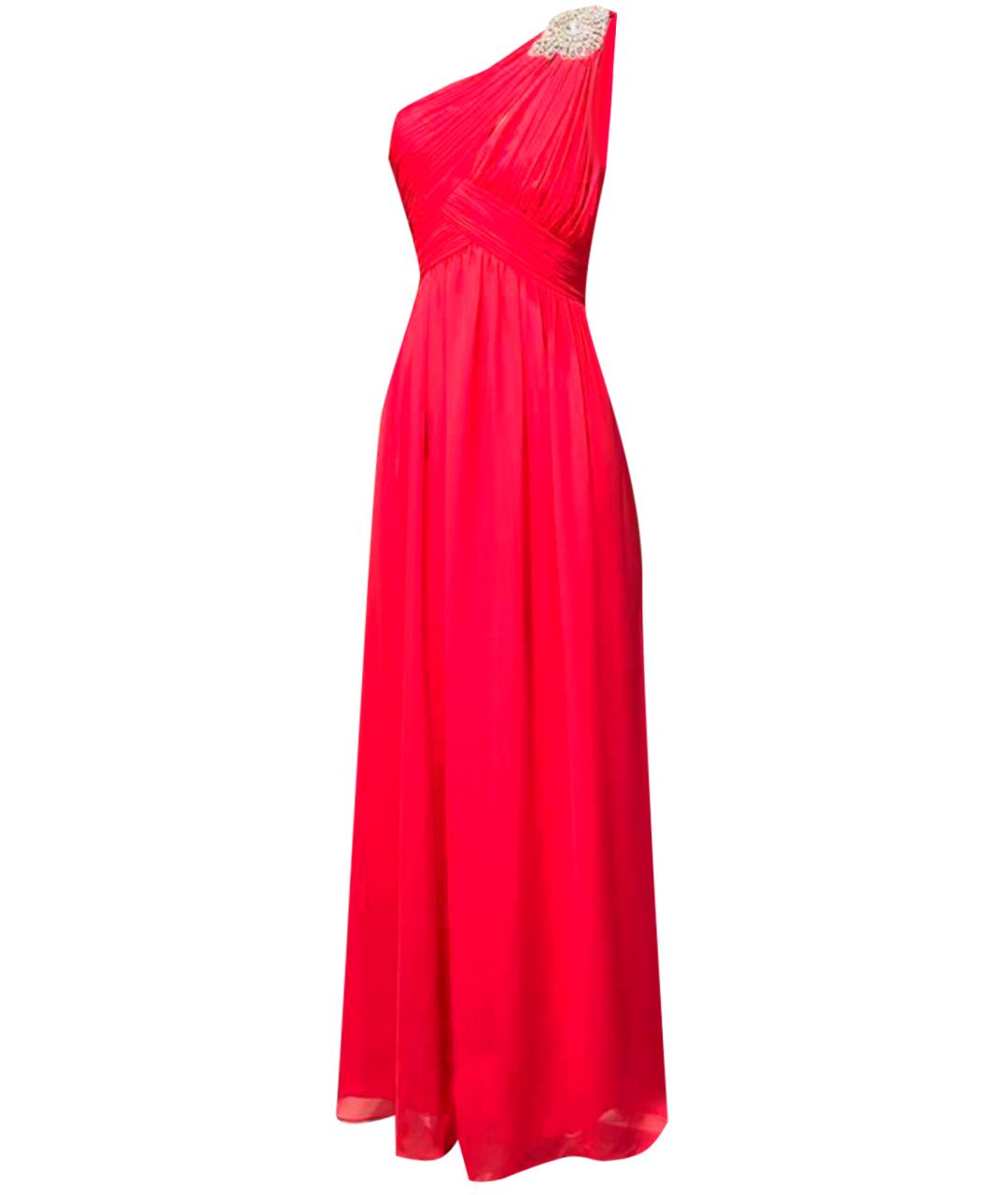 CALVIN KLEIN Красное полиэстеровое вечернее платье, фото 1